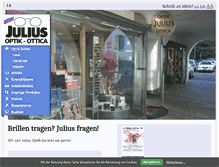 Tablet Screenshot of optikjulius.com